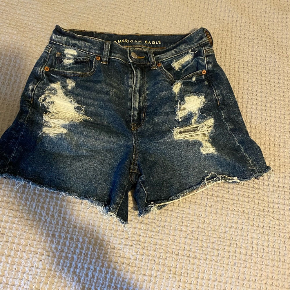 American Eagle Stretch Mom Shorts